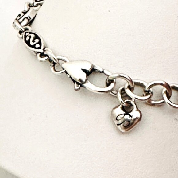 Brighton Ellington Silver Tone Heart Bracelet - Picture 8 of 11